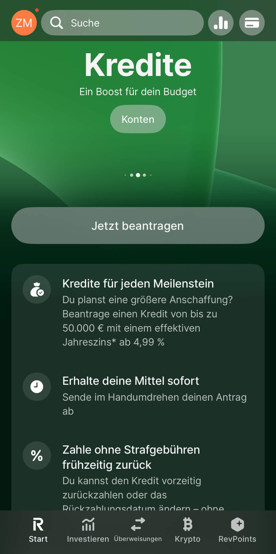 Revolut Kredit - Privatkredit beantragen 1 Revolut Privatkredit beantragen