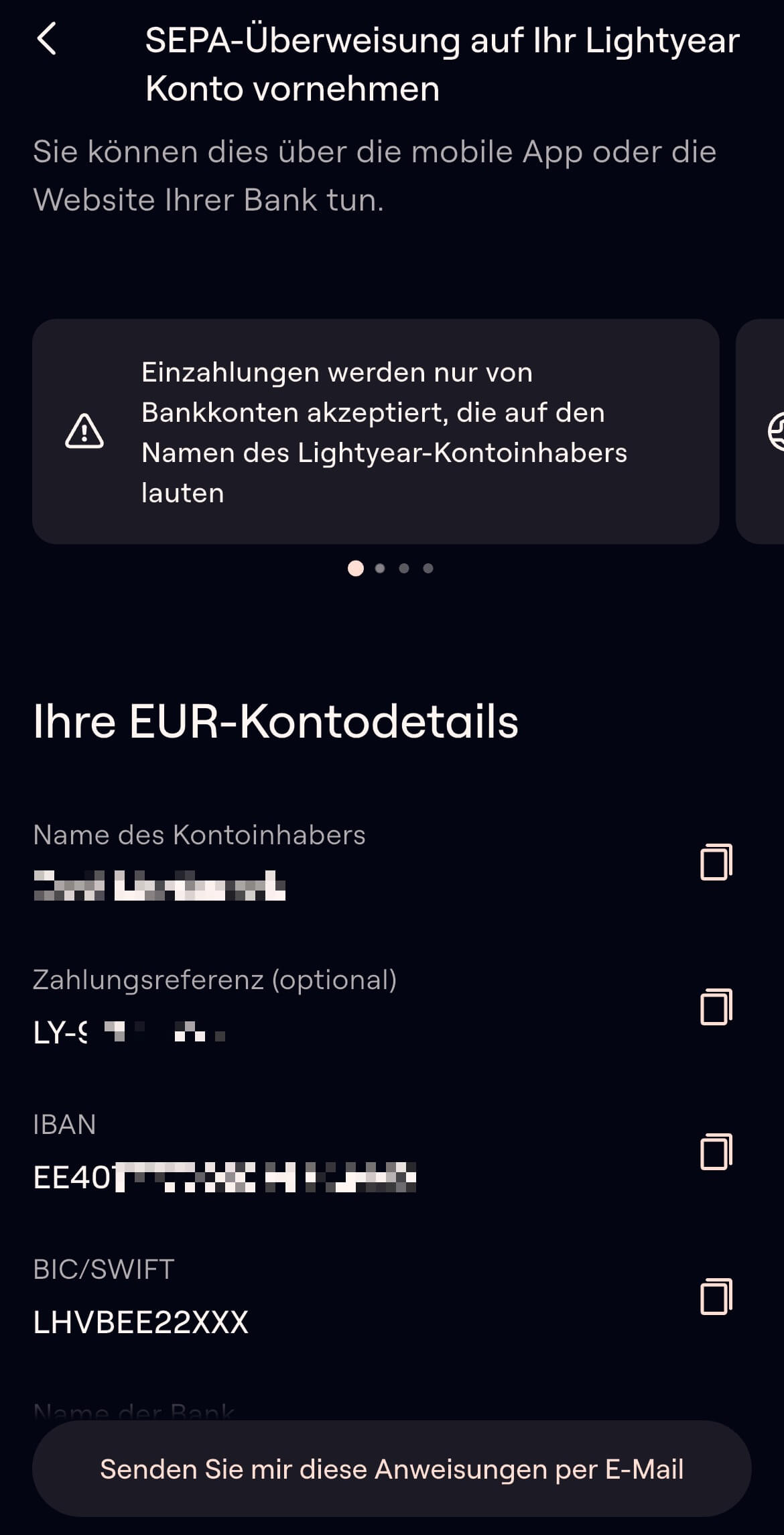 Lightyear Online-Broker: Alles, was du wissen musst! (2025) 5 EUR Kontodaten